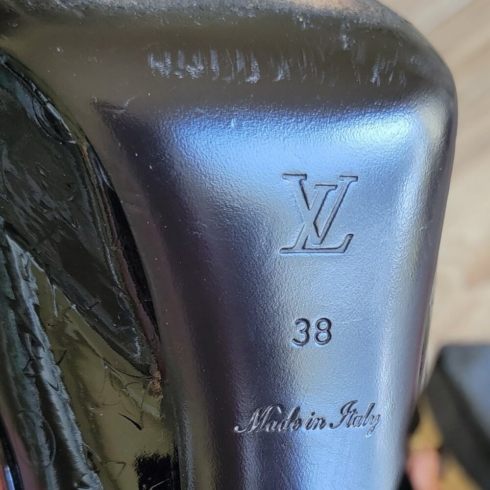 Louis Vuitton Bordeaux Tamara Amarante Monogram Patent Leather Platform Eur.38 - Picture 11 of 16